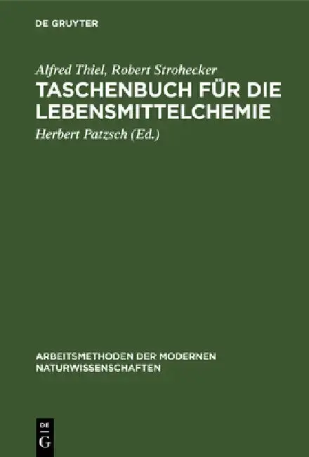 Cover of Taschenbuch für die Lebensmittelchemie