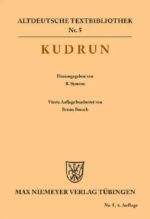 Cover of Kudrun