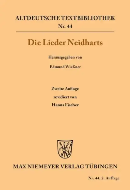 Cover of Die Lieder Neidharts