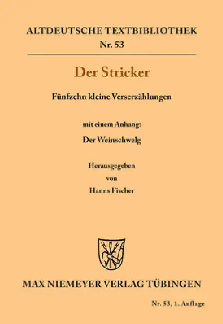 Cover of Fünfzehn kleine Verserzählungen