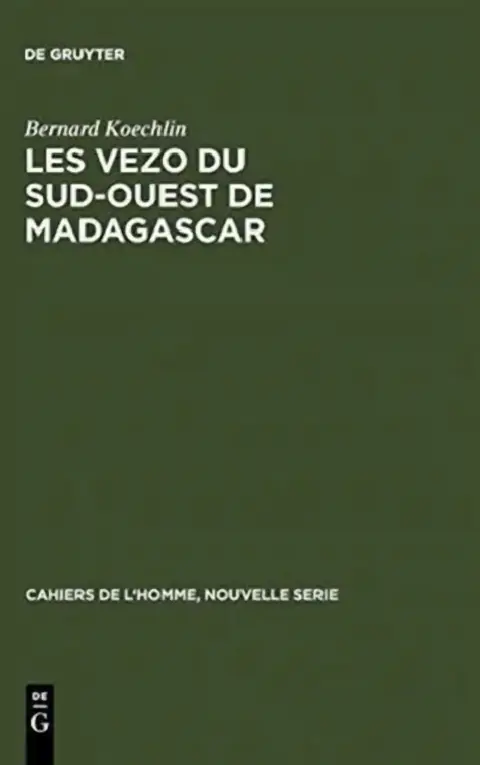 Cover of Les Vezo Du Sud-Ouest de Madagascar