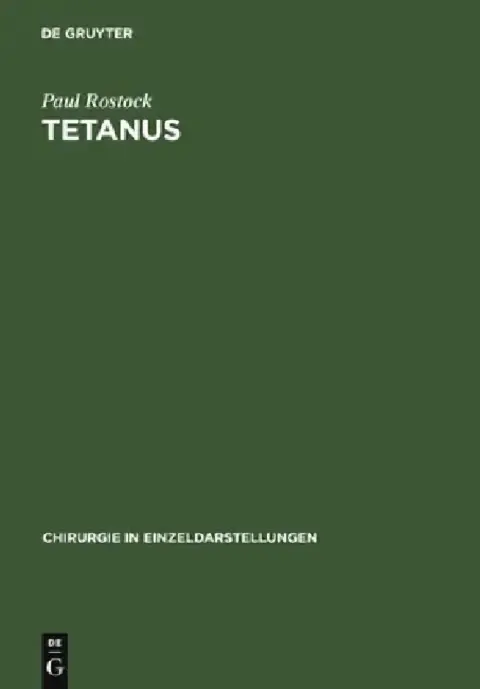 Cover of Tetanus