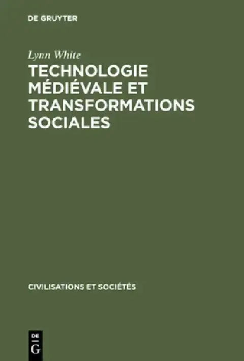 Cover of Technologie médiévale et transformations sociales