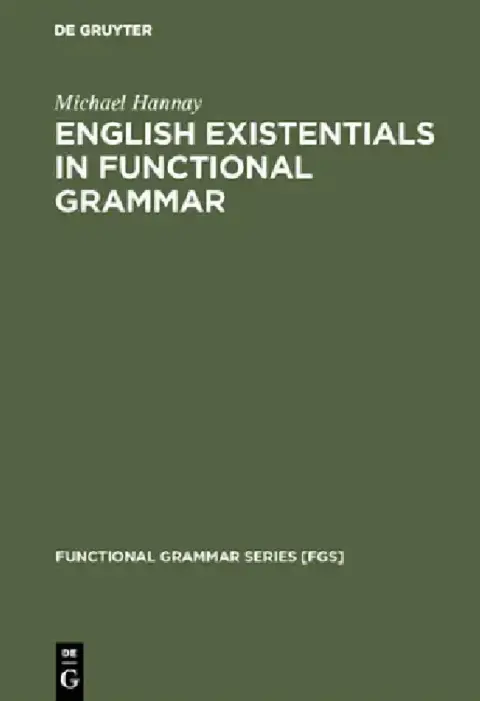 Cover of English Existentials in Functional Grammar