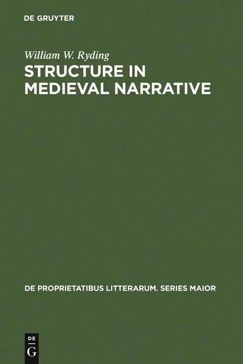 Cover of Structure in Medieval Narrative