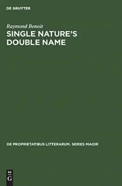 Cover of Single Nature's Double Name