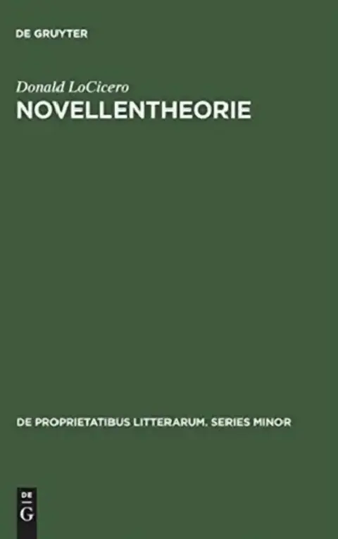 Cover of Novellentheorie