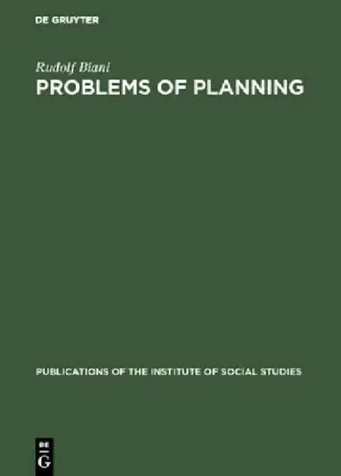 Cover of Problems of Planning