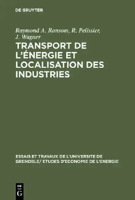 Cover of Transport de l'énergie et localisation des industries