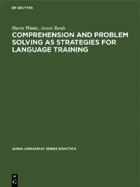 Cover of Comprehension and problem solving as strategies for language training
