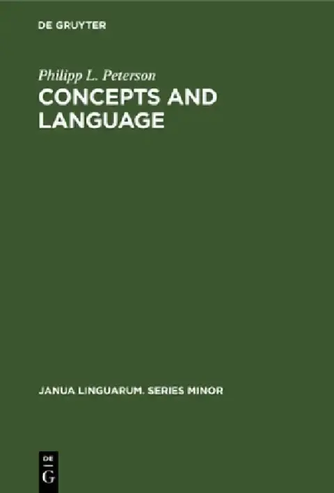 Cover of Concepts and Language