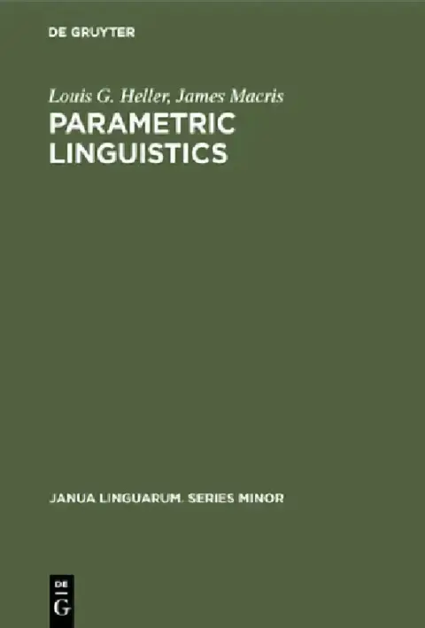 Cover of Parametric Linguistics
