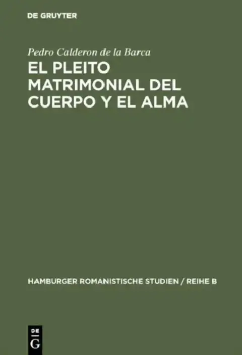 Cover of El Pleito Matrimonial del Cuerpo Y El Alma