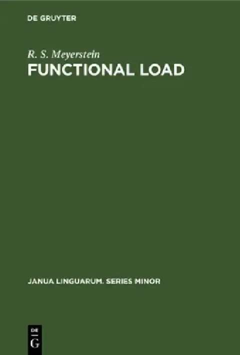 Cover of Functional Load