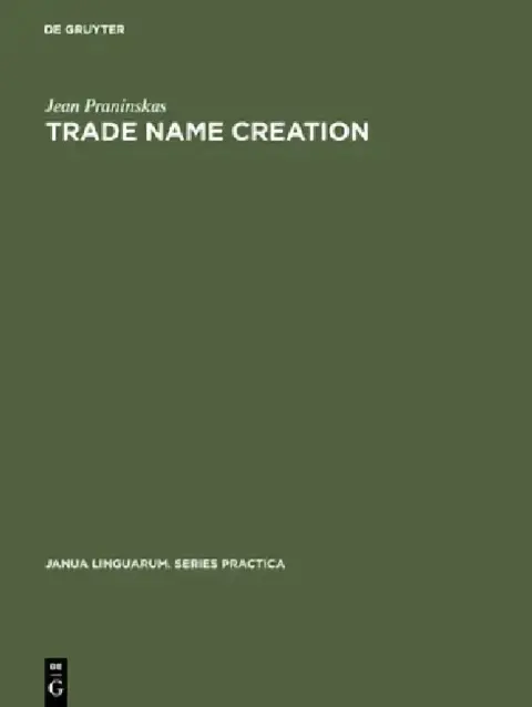 Cover of Trade Name Creation