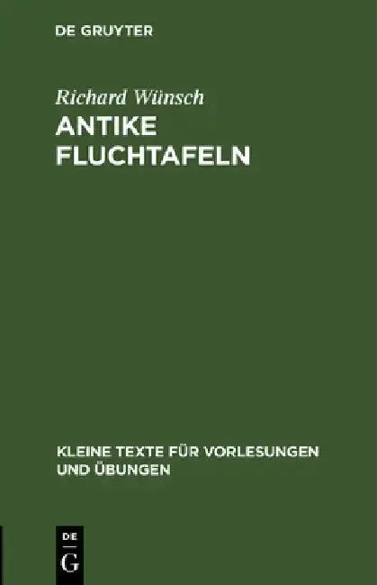 Cover of Antike Fluchtafeln