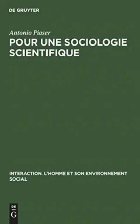 Cover of Pour une sociologie scientifique