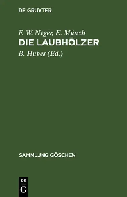 Cover of Die Laubhölzer