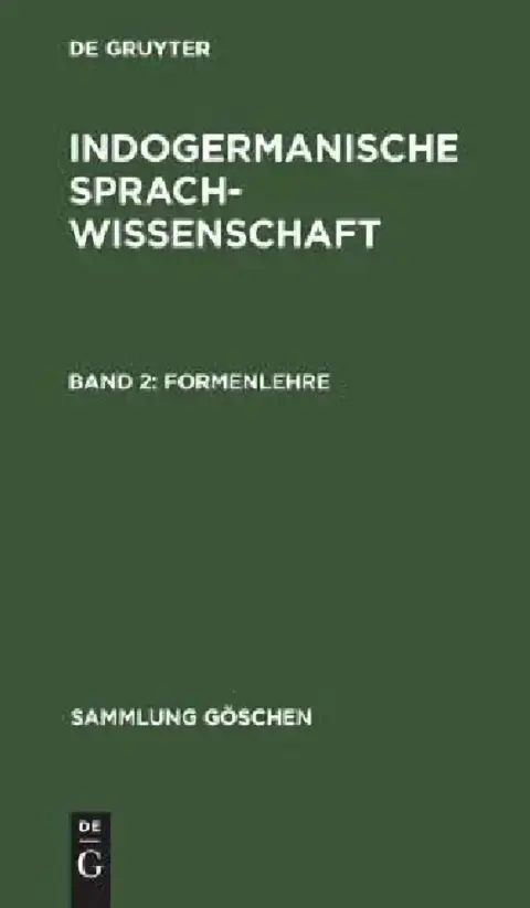 Cover of Formenlehre