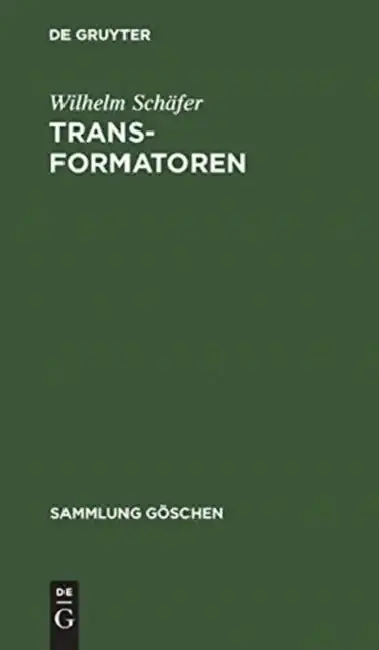 Cover of Transformatoren
