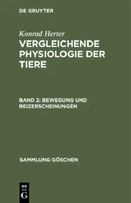 Cover of Bewegung und Reizerscheinungen