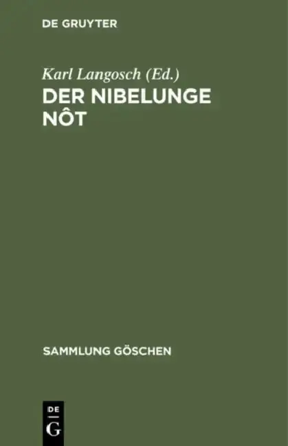Cover of Der Nibelunge Nôt