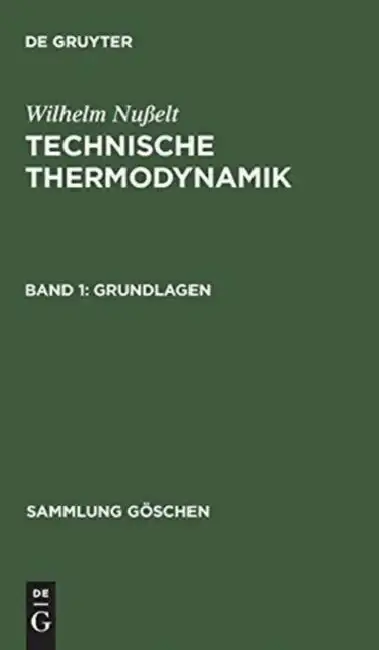 Cover of Technische Thermodynamik, Band 1, Grundlagen