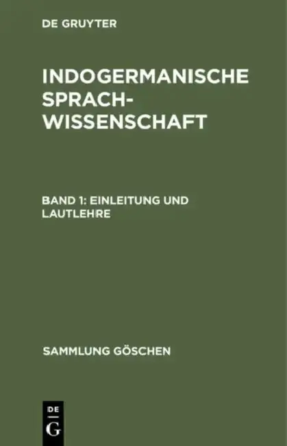 Cover of Einleitung und Lautlehre