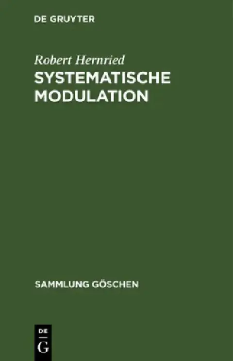 Cover of Systematische Modulation