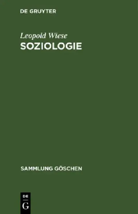 Cover of Soziologie