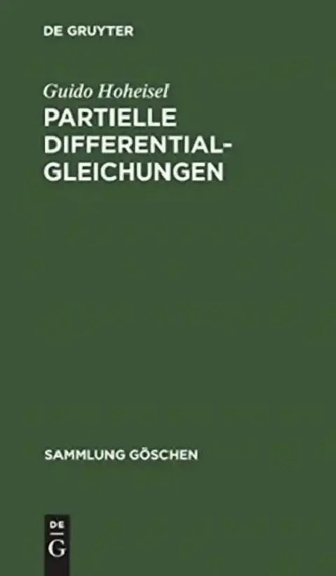 Cover of Partielle Differentialgleichungen