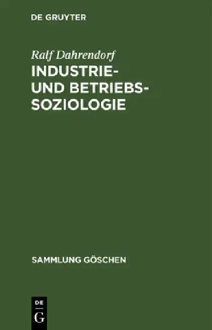 Cover of Industrie- und Betriebssoziologie