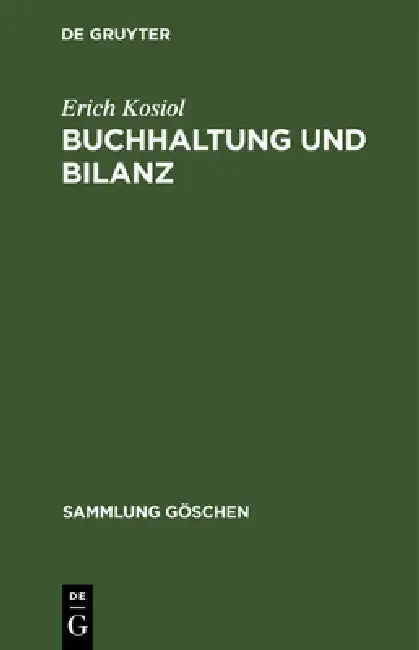 Cover of Buchhaltung und Bilanz