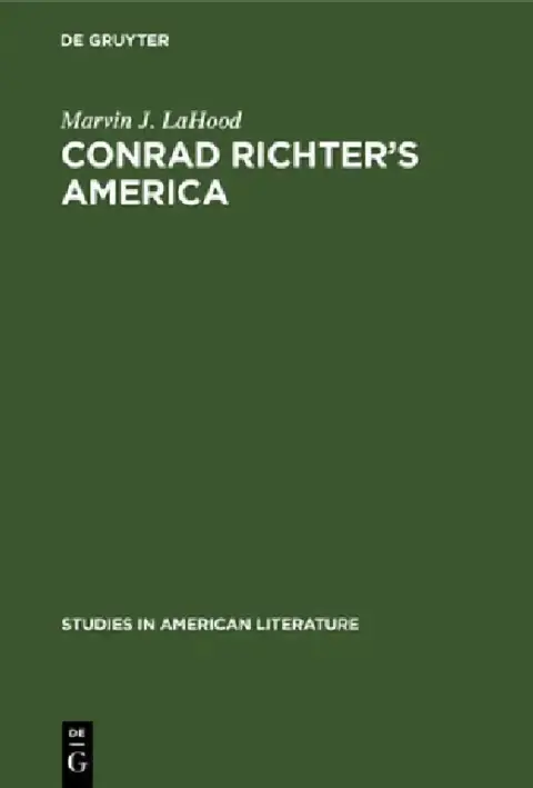 Cover of Conrad Richter's America