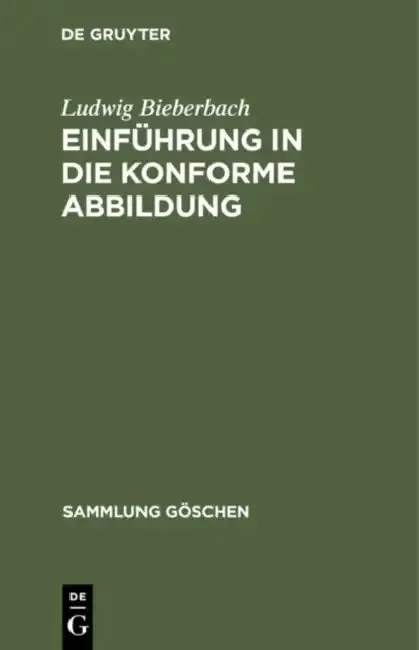 Cover of Einführung in die konforme Abbildung