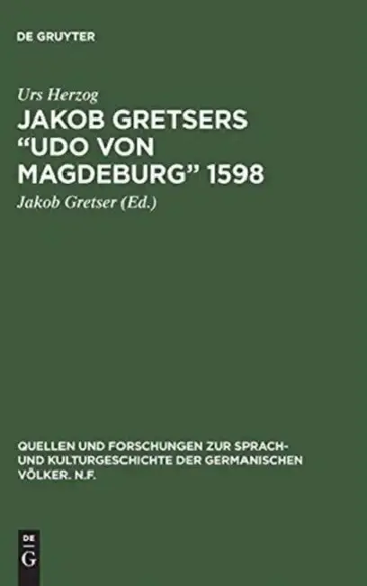Cover of Jakob Gretsers "Udo von Magdeburg" 1598