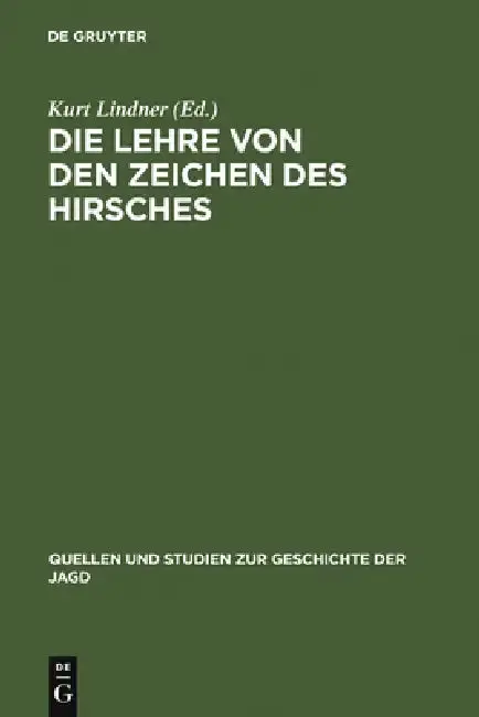 Cover of Die Lehre von den Zeichen des Hirsches