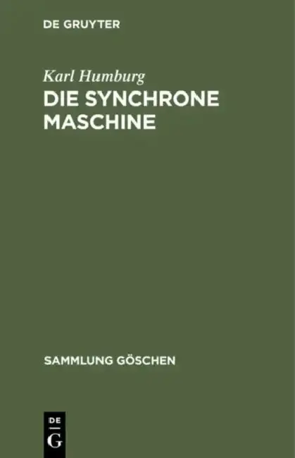 Cover of Die synchrone Maschine