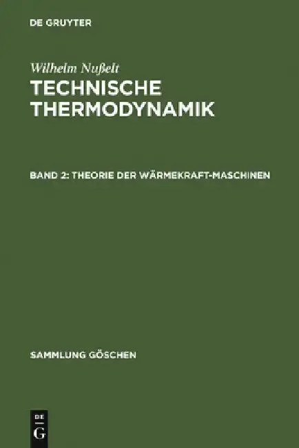 Cover of Theorie Der Wärmekraftmaschinen