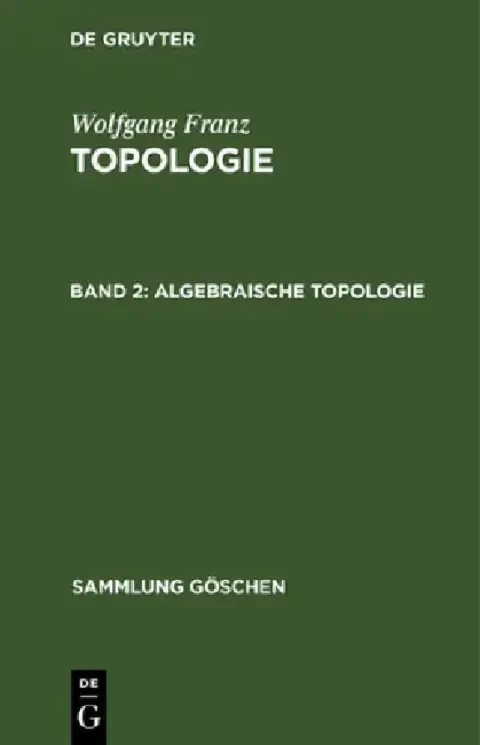 Cover of Algebraische Topologie