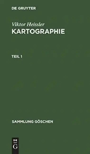Cover of Sammlung Göschen Kartographie