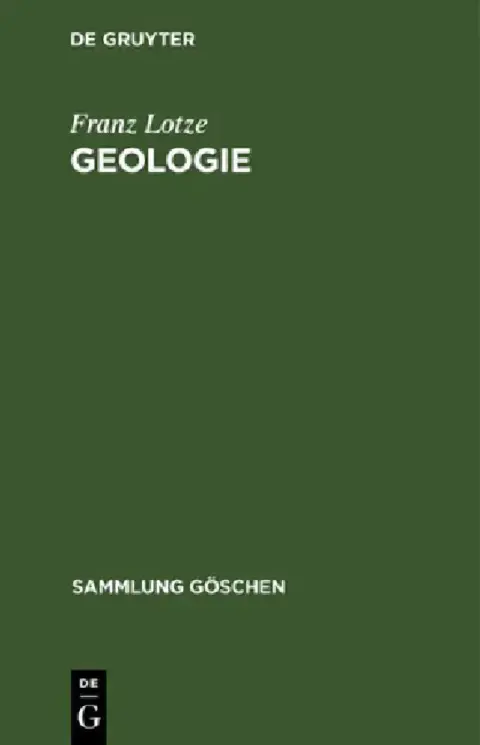 Cover of Geologie