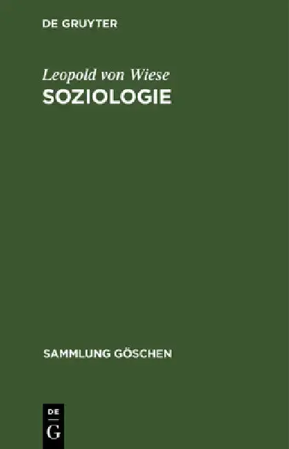 Cover of Soziologie