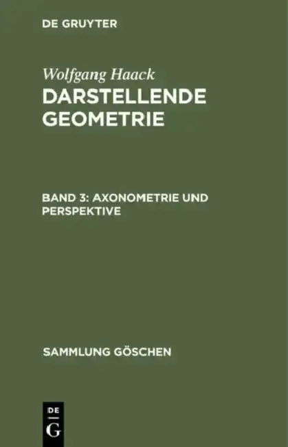 Cover of Axonometrie und Perspektive