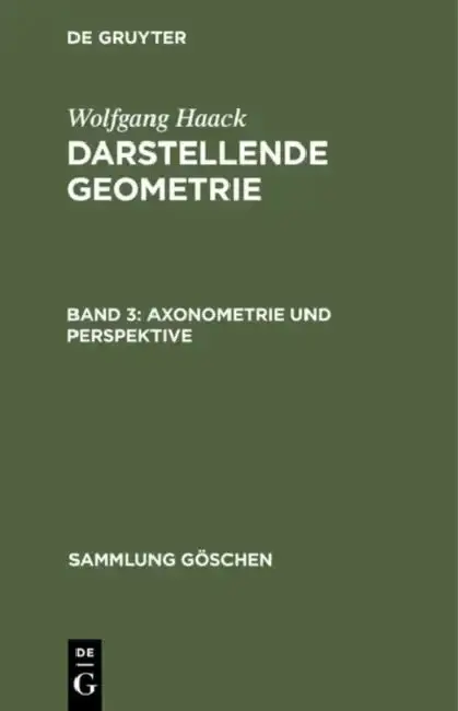 Cover of Axonometrie und Perspektive