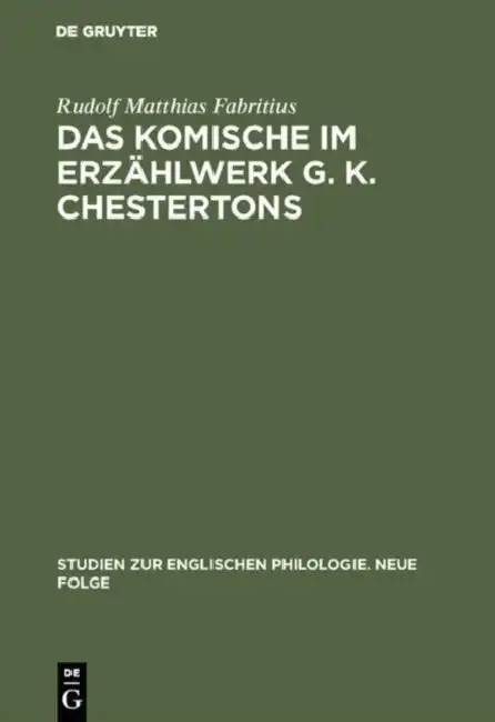 Cover of Das Komische im Erzählwerk G. K. Chestertons