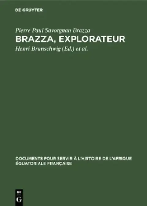 Cover of Brazza, explorateur