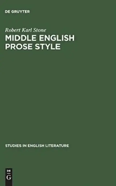 Cover of Middle English Prose Style