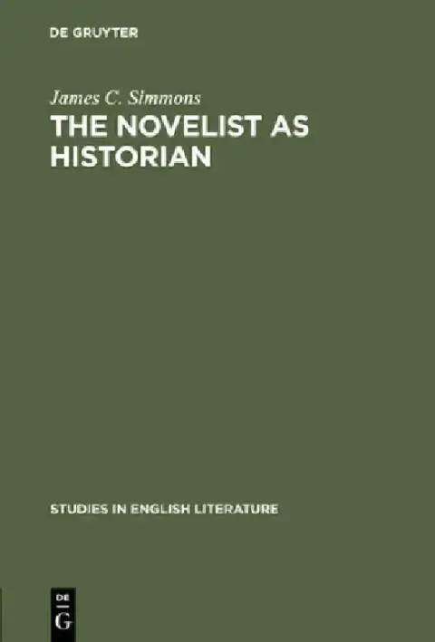Cover of The Novelist as Historian