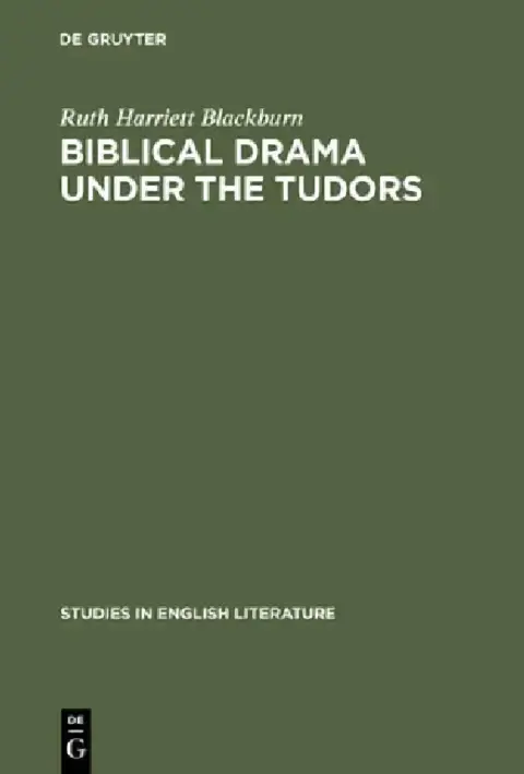 Cover of Biblical Drama Under the Tudors